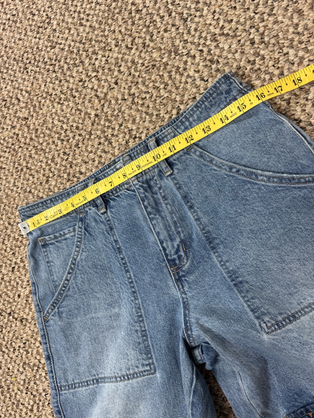 Free People We The Free CRVY Under Construction Cargo Jeans size 27 - Picture 9 of 11